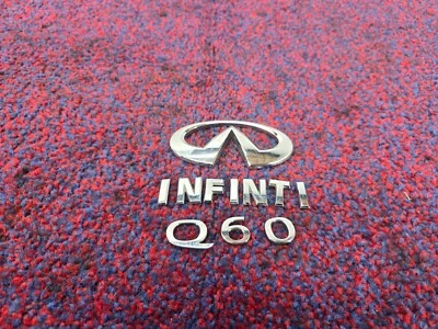 INFINITI Q60 2017-2022 OEM ЗНАЧОК БАГАЖНИКА ЛОГОТИП ЭМБЛЕМА В СБОРЕ - Изображение 1 из 4