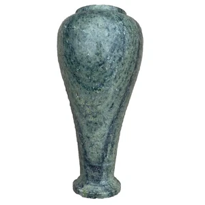 Green Marble Vase 8.25" Tall Heavy Elegant Decorative Home Décor Piece MCM - Picture 1 of 13