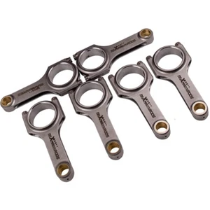 EN24 4340 Forged Connecting Rods+ARP2000 Bolts For BMW 328i 528i E36E46 M52B28 - Picture 1 of 12
