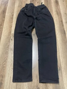 Levi's Pants, Boy's Size 12 Husky, Black, Ankle, Straight Leg - Picture 1 of 8