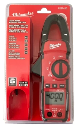 MILWAUKEE (2235-20) 400A Clamp Meter CATIII 600V AC/DC True-RMS (FREE SHIPPING) - Image 1 of 2