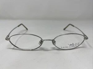 Laura Ashley Neve Silver Clover 51-16-135 Metal Full Rim Eyeglasses Frame H628 - Picture 1 of 8