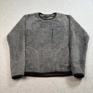 Patagonia Sweater Men XS Gray Los Gatos Crew Fleece Hike Camp Outdoors Heritage - Picture 1 of 9