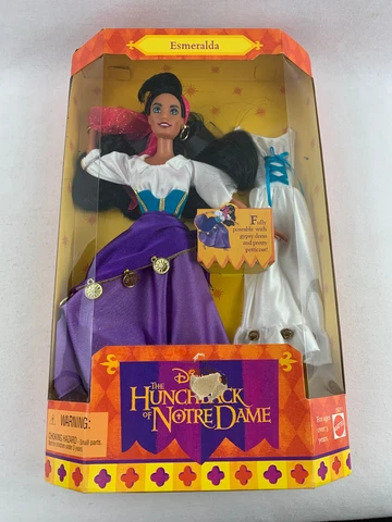 1995 Disneys The Hunchback of Notre Dame Esmeralda Mattel Figure - NEW/ SEALED Cover