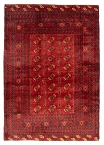 Vintage Hand-Knotted Area Rug 3'11" x 5'9" Traditional Wool Carpet - Picture 1 of 9