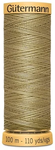 Gutermann 103C-2650 Natural Cotton Thread 110yd-Oatmeal Brown - Picture 1 of 1