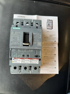 SIEMENS 3VA6150-7HN31-0AA00 3P-150A-600V-100k AIC-LSI 100KA 480V 3 Pole 150A. - Image 1 of 4