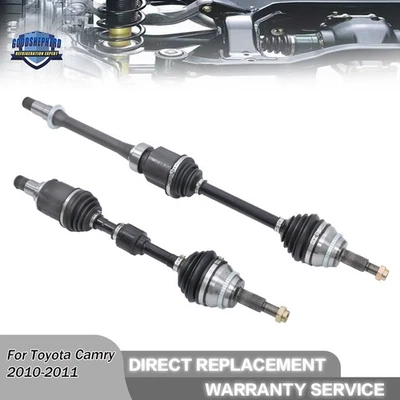 Front Left + Right CV Axles For Toyota Camry Sedan 4-Door 2010-2011 FWD 3.5L V6 Foto 1 de 4