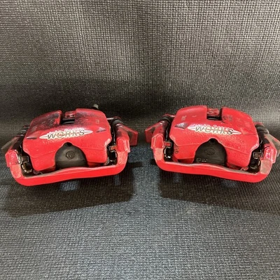 BMW Mini R53 R52 R50 R56 JCW Genuine Front Brake Calipers and Carriers. - Image 1 of 4