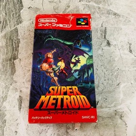 Super Metroid Famicom  Box With Instructions retro game