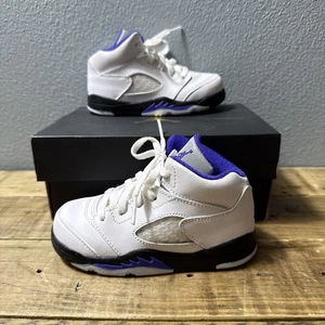 Nike Air Jordan 5 Retro TD Concord Jungen Größe 8c Basketball Turnschuhe 440890-141 - Bild 1 von 10