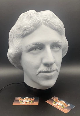 Soporte para auriculares Larry Bird Bust - Soporte para PC de los NBA Celtics - Busto pintable regalo Foto 1 de 4