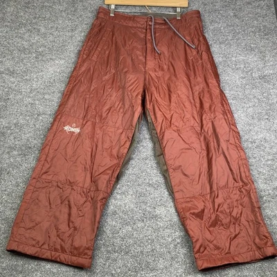 Pantalones Burton Ronin Para Hombre Medianos Rojo Óxido Aislados Acolchados Snowboard Bolsillos con Cremallera Foto 1 de 4