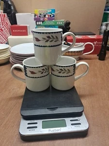3 Adams Real English Ironstone Lancaster Mug -Red Blue Green Flowers New M15 - Picture 1 of 6