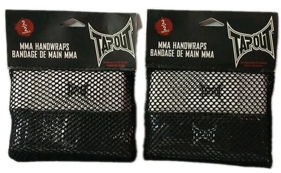 LOT OF 2 X TAP OUT Fighting Sports Boxing MMA Handwraps - 70" - 4 WRAPS TOTAL - Imagem 1 de 4