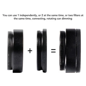 1.25In Telescope Polarizing Filter Variable Linear Double Optical Glass Te HLF - Picture 1 of 12