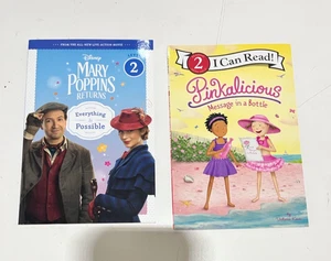 MARY POPPINS + PINKALICOUS Paperback Scholastic Level 2 Reader ACCELERATED READR - Picture 1 of 7