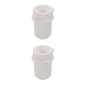  2pcs Quartz Crucible: High Temperature Resistant Melting Cup - 0.5kg Quartz - Picture 1 of 12