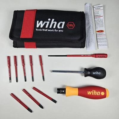 Juego de cuchillas SlimLine aisladas Wiha 28789 11 piezas TorqueVario-S (10-50 in/lbs) Foto 1 de 4