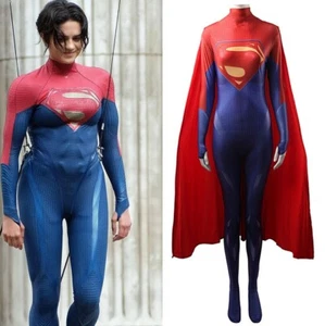 The Flash Supergirl Costume Cosplay Jumpsuit - Picture 1 of 9