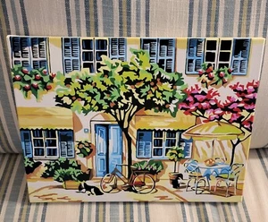 Französisches Bauernhaus Malen nach Zahlen Kunst - Bild 1 von 8