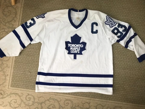 TORONTO MAPLE LEAFS DOUG GILMOUR #93 AUTHENTIC CCM JERSEY SIZEXXL MADE IN CANADA Cover