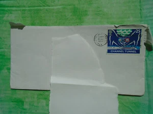 Kanaltunnelstempel gebraucht. Poststempel 22. Juni 1994, Folkestone, Kent. - Bild 1 von 1