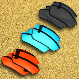 3 Pairs Lenses Replacement for-Smith Parallel D-Max Polarized-Black&Ice Blue&Red - Picture 1 of 8