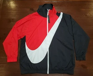 WMNS Nike Sportswear Woven Swoosh Jacket Black Block Active BV3685-010 Size XS - Picture 1 of 7