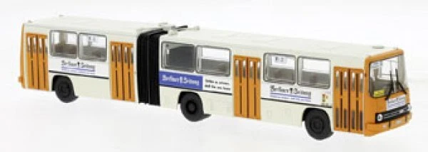 Brekina 59729 # Ikarus 280 .02 BVB - Berliner Zeitung 1990 1 87 NEU Modellbus