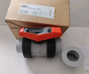 New. GF BALL VALVE 1-1/2", 546 PRO CPVC, DN40 - Picture 1 of 5