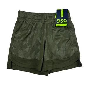 Dsg Youth Knit Training Shorts Boys Size 2XS (4-5) Digital Olive Green Active - Picture 1 of 9