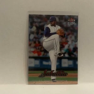 #50 C.C. Sabathia  Cleveland Indians 2007 Fleer Ultra Baseball Card HZ - Picture 1 of 2