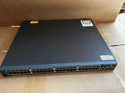 WS-C2960S-48FPS-L Cisco Catalyst 2960S 48port 1Gbe 4SFP LAN Base 740W - Image 1 of 4