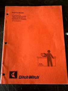 ORIGINAL DITCH WITCH 350SX TRENCHER PARTS CATALOG MANUAL 350 SX PARTS MANUAL - Picture 1 of 6