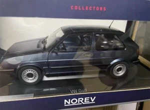 1/18 Volkswagen Golf Car Model Metal Blue - Picture 1 of 3