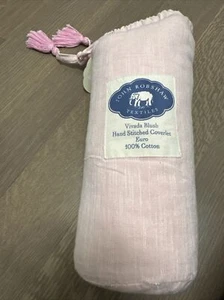 John Robshaw Cicada Blush Pink Coverlet Euro Sham Cotton Hand Stitched - Picture 1 of 4