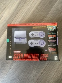 Nintendo Super NES SNES Classic Edition Video Game Console - Gray