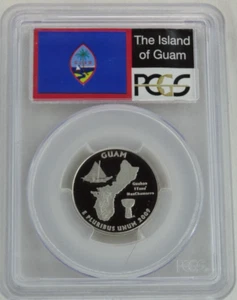 2009-S Island of Guam Quarter Proof PCGS PR 70 DCAM US Mint 25C - Picture 1 of 2