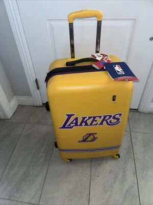 HEYS LAKERS 26” YELLOW LUGGAGE WITH 4 SPINNINGS WHEELS