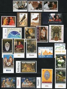2021 Vatican, Complete Year 23 Values + 5 Sheets + 1 Booklet - MNH** - Picture 1 of 3