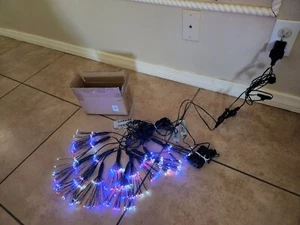 RARE NEW Pottery Barn Starburst Firework String Lights Patriotic Americana - Picture 1 of 9