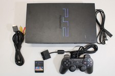 Sony PS2 SCPH-10000 Black Fat Console Cont AC AV Japan Import US SELLER 2PC131