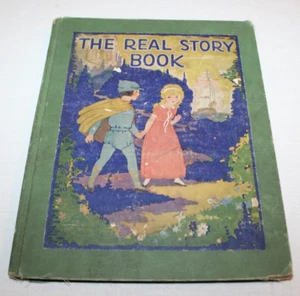 The Real Story Book By Rand McNally & Company 1930 Vintage Hardcover Rare HTF - Picture 1 of 14