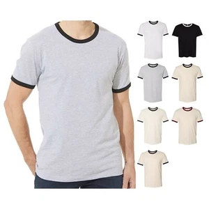 Next Level Unisex Men/Women Fine Jersey Tee Ringer Cotton T-Shirt 3604 - Picture 1 of 8