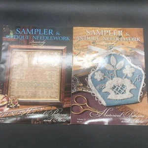 Sampler & Antique Needlework Quarterly Magazine No. 35 2004 & No. 36 2004 - Picture 1 of 22