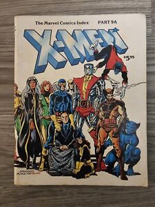 The Marvel Comics Index Part 9A (1981) X-Men Wraparound Cover VG-F Bronze Age 