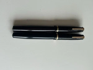 (2)Vintage Parker Challenger Fountain Pen - Black And Dark Burgundy ( Untested ) - Bild 1 von 9