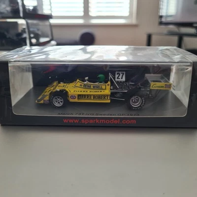 Spark 1/43 model S5374 1973 March 731 Swedish GP - Wisell - Image 1 of 4