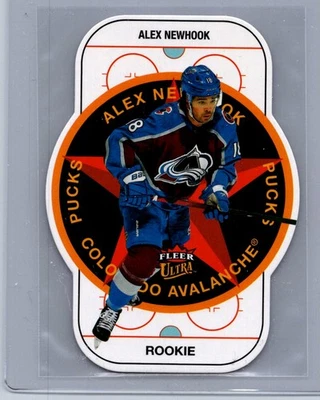 2021-22 Fleer Ultra Pucks Rookie Alex Newhook RC Colorado Avalanche #25 - Image 1 of 2